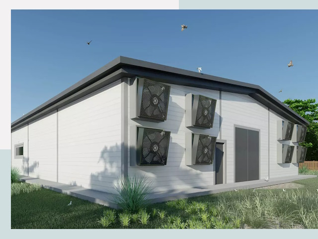 Строительство птичников в Мирном