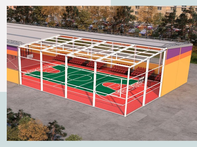 Спортивные сооружения в Мирном