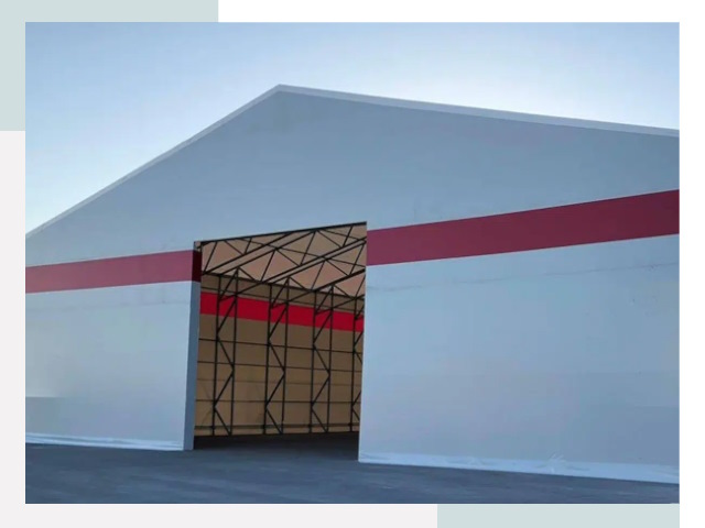 Быстровозводимые ангары в Мирном