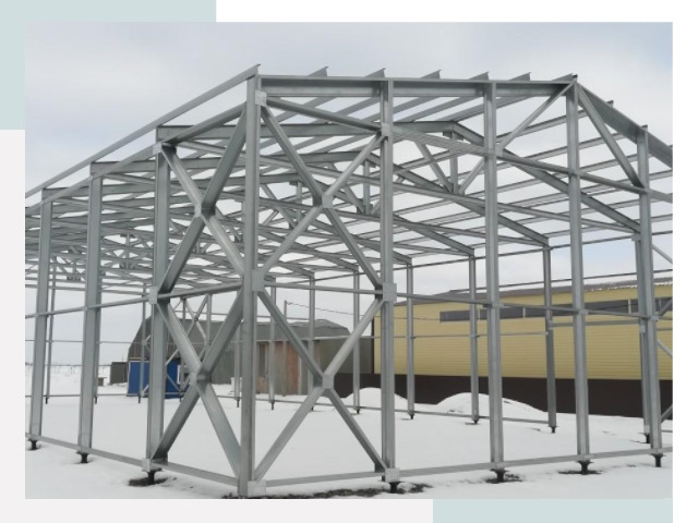 Каркасные ангары в Мирном