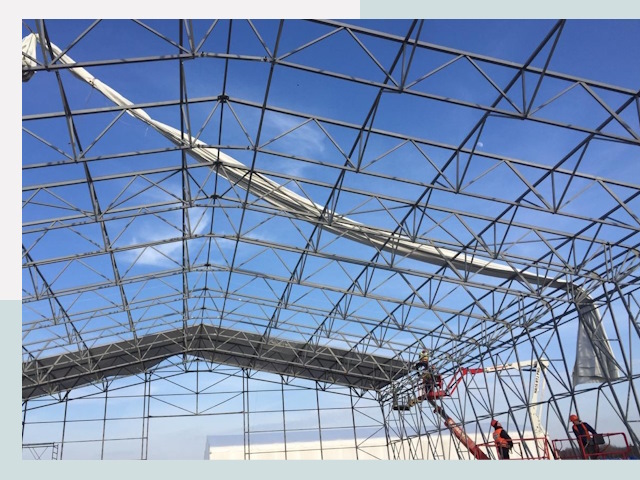 Шатровые ангары от 607 руб. в Мирном и Якутии