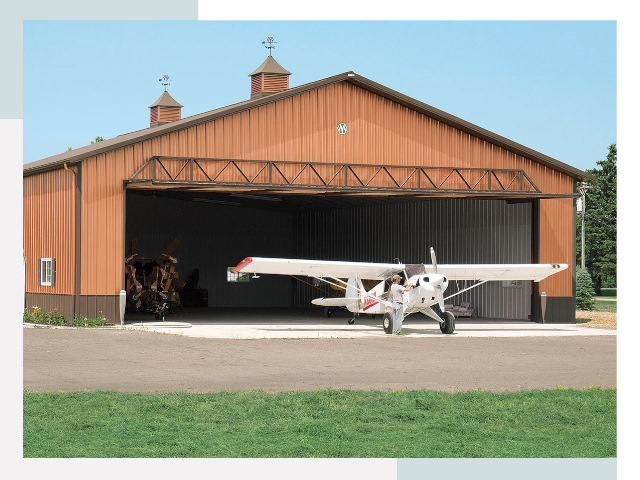 Ангары для самолетов в Мирном