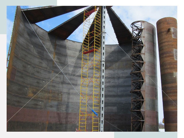 Строительство резервуаров в Мирном