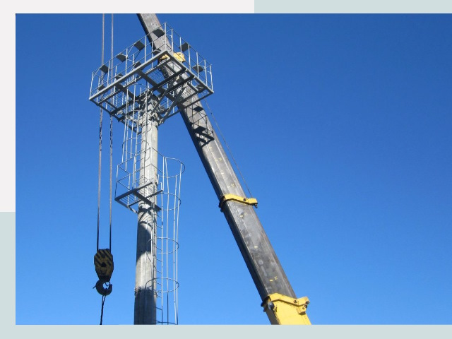 Монтаж осветительных мачт в Мирный от 607 руб.