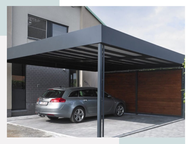 Металлические навесы в Мирном