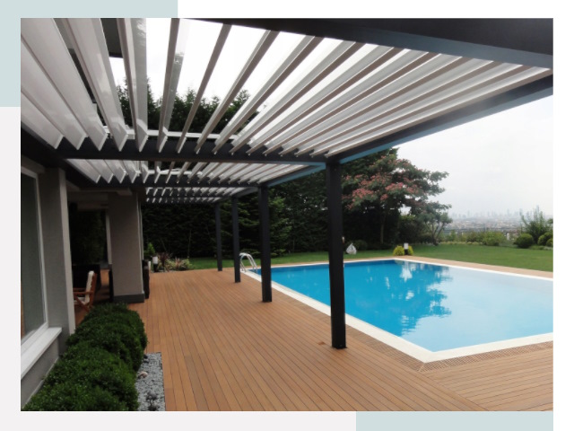 Перголы в Мирном