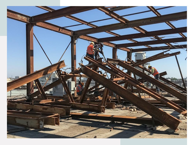 Демонтаж металлоконструкций в Мирном от 607 руб.